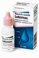 Lotemax corticosteroid eye drops