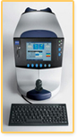Eye doctor optical instrument for glaucoma evaluation and treatment